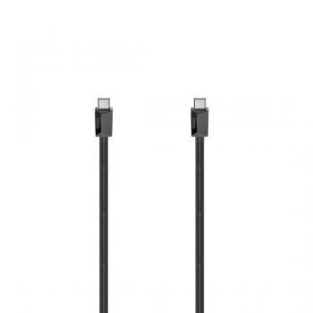 Кабел HAMA USB-C мъжко - USB-C мъжко,1.5 м,черен,3A,60W,480Mb/s