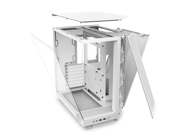 Case NZXT H6 Flow Matte White - Middle Tower 