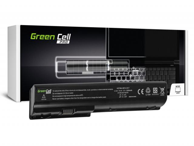 Батерия  за лаптоп GREEN CELL, HP DV7 DV7T DV7Z DV8  HSTNN-IB75 HSTNN-DB75, HP HDX X18 X18T-1000 CTO X18T-1100 CTO X18T-1200 CTO LB75, 14.4V, 5200mAh 