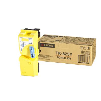 Toner Cartridge KYOCERA TK-825Y, KM-C3225/ KM-C4535E/ KM-C3232/ KM-C3232E, Yellow 