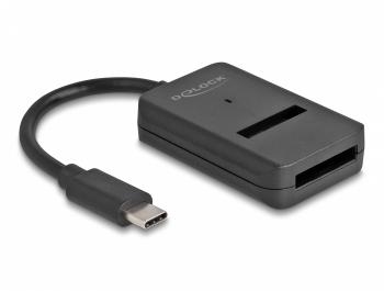 Конвертор Delock, USB-C - M.2 NVMe PCIe / SATA SSD, 10 Gbps