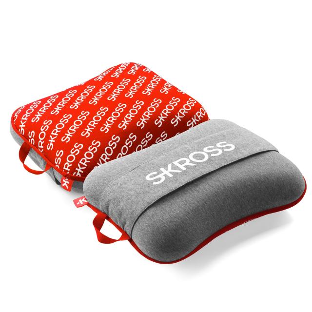 SKROSS Mini Travel Pillow Red - Skross,  L 295 mm W 200 mm H 75 mm 