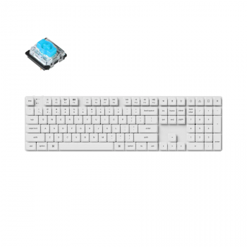 Mechanical Keyboard Keychron K5 Pro White, Low Blue Switch