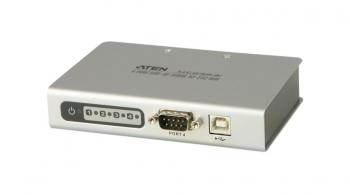 4-портов хъб ATEN UC2324, USB към RS-232