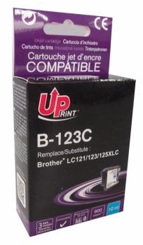 Ink cartridge UPRINT LC121/123/127 BROTHER, Cyan