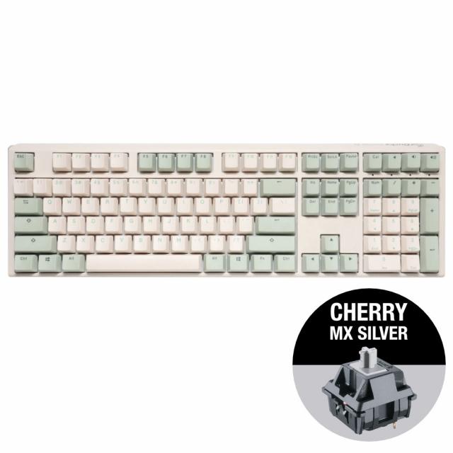 Геймърскa механична клавиатура Ducky One 3 Matcha Full-Size, Cherry MX Silver 