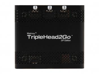 Външен мулти-дисплей адаптер Matrox T2G-DP-MIF за едновременна работа на 3 мониторa с DP вход