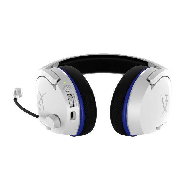 Gaming Wireless Headphones HyperX Cloud Stinger Core Wireless (PS5), Microphone, White/Blue 