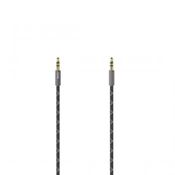 Audio Cable HAMA 3.5 mm jack plug - plug, stereo, metal, gold-plated, 1.5m