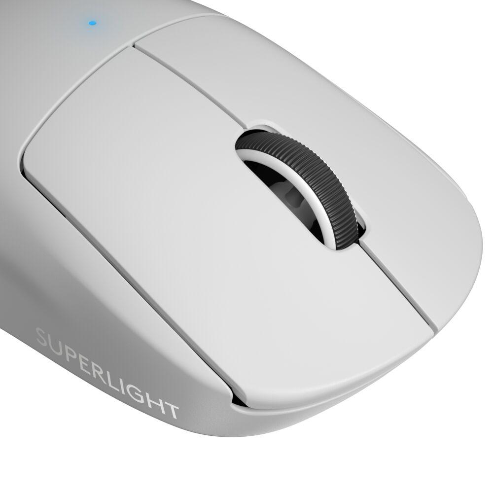 wireless white rgb mouse