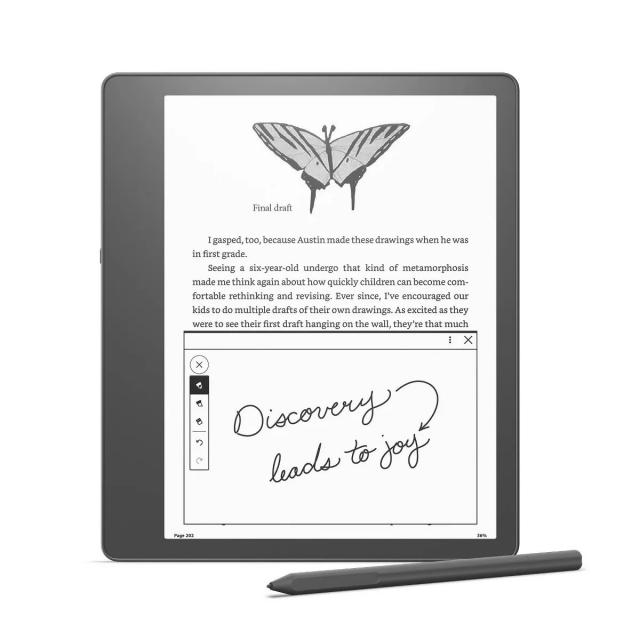 eBook четец Kindle Scribe (2022), 32GB, 10.2", w Premium Pen, Сив 