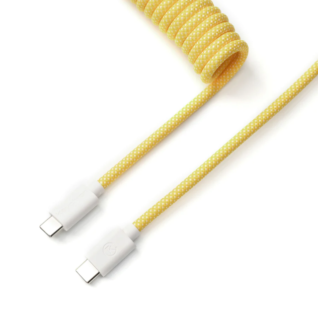 Cable Keychron Coiled Aviator Yellow 
