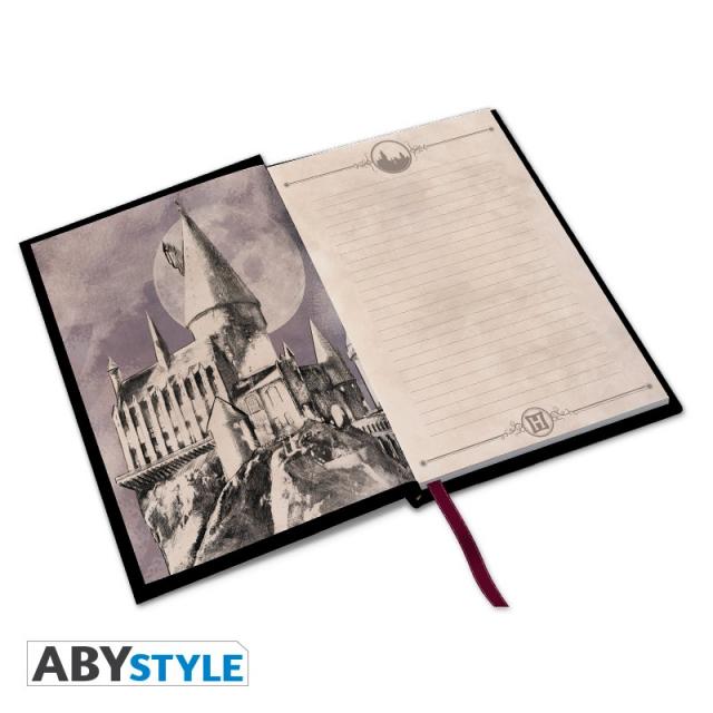 Тефтер ABYSTYLE HARRY POTTER Premium Hogwarts A5  