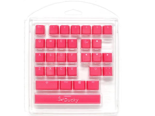 Капачки за механична клавиатура Ducky Pink 31-Keycap Set Rubber Backlit Double-Shot US Layout 