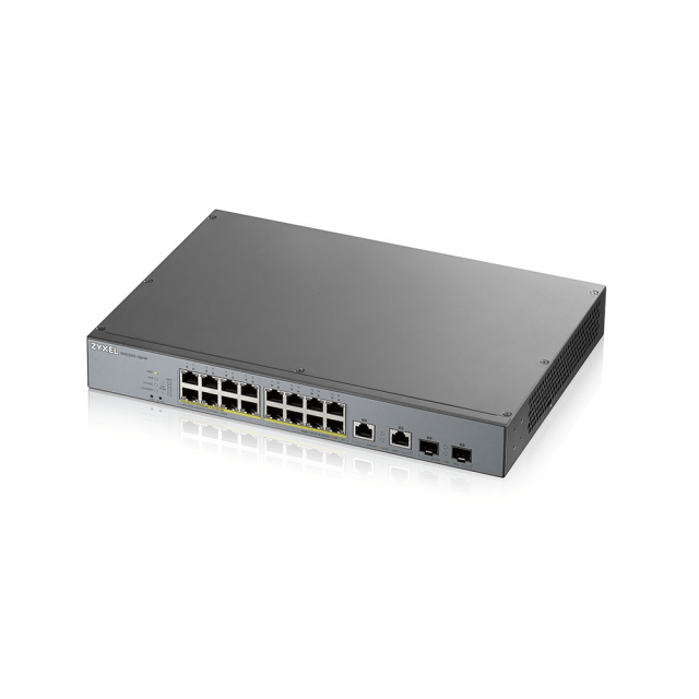 Switch ZyXEL GS1350-18HP, 18-ports, Gigabit, Manageable, PoE 250W 