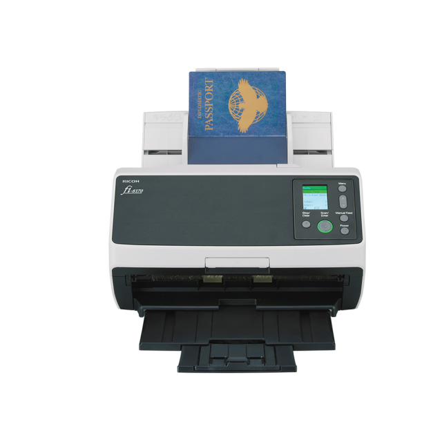 Документен скенер Ricoh fi-8170, A4, USB 3.2 gen1, 70ppm, ADF за 140 страници 