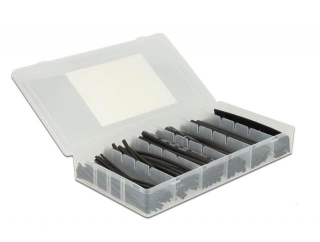 Delock Heat shrink tube box 100 pieces black 