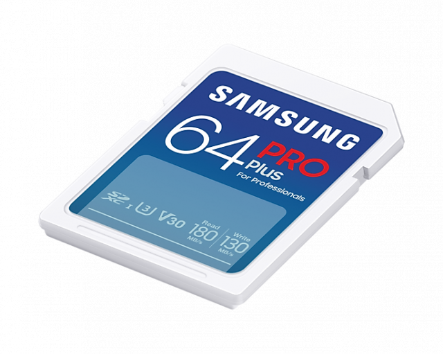 Memory card Samsung PRO Plus SD Card (2023), 64GB, White 