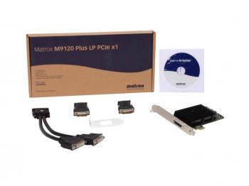 Graphic card Matrox M9120-E512LAU1F 512MB GDDR2 PCI Express x1 Low Profile, Workstation 