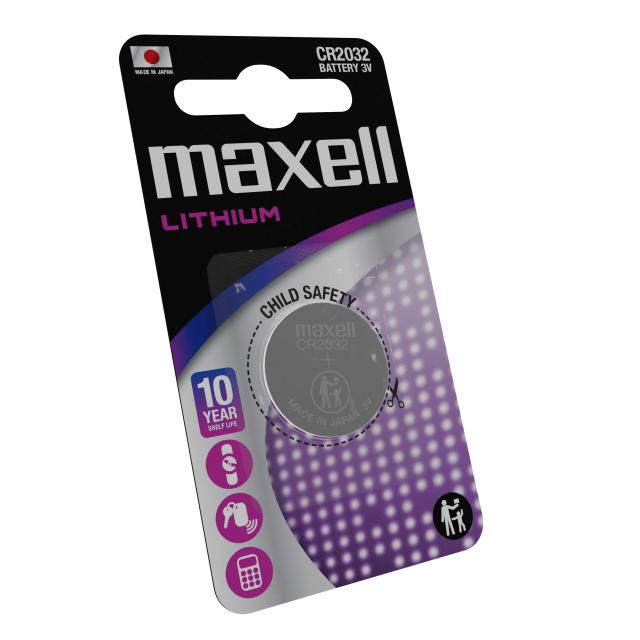 Lithium Button Battery MAXELL CR2032 3V 1pc./1pc./ 