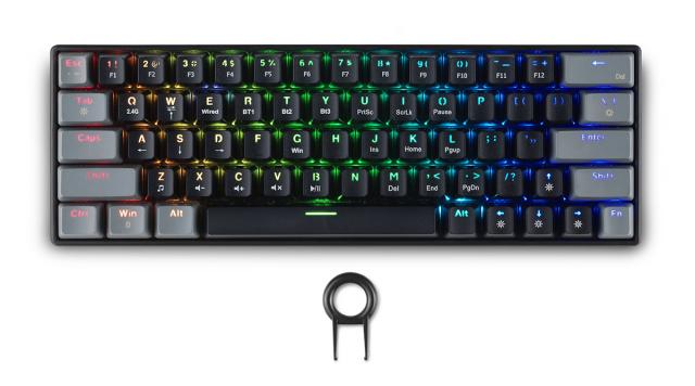 Геймърска безжична клавиатура Spartan Gear Pegasus 2 RGB Black/Grey 