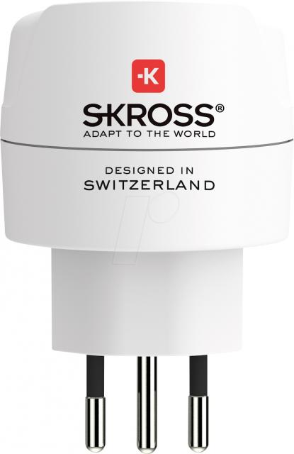 Travel Adapter SKROSS 1500272, Single Siss+Italy+Brazil 