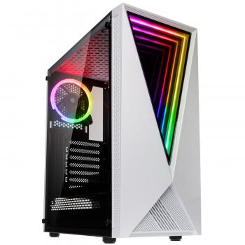 Case Kolink Void RGB TG Midi-Tower White Window ATX