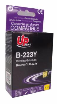 Ink cartridge UPRINT LC223 BROTHER, Yellow