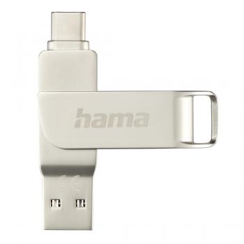 Hama "C-Rotate Pro" USB Stick, USB-C 3.1/3.0, 512GB, 100MB/s, 182493