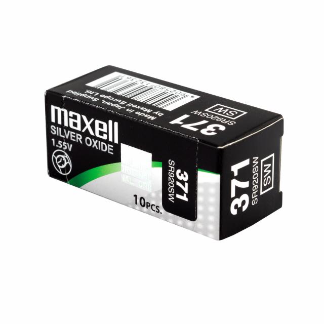 Бутонна батерия сребърна MAXELL SR-920 SW /370/371/AG6  1.55V 
