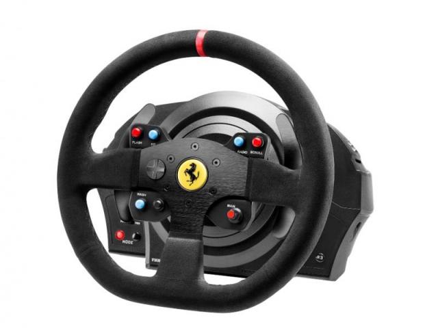 Волан THRUSTMASTER, T300 Ferrari Alcantara Edition, за PC / PS3 / PS4 