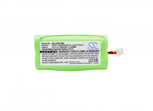 Camera Battery for  barcode scanner LS4278 SYMBOL  LiIon 3.7V 700mAh Cameron Sino 