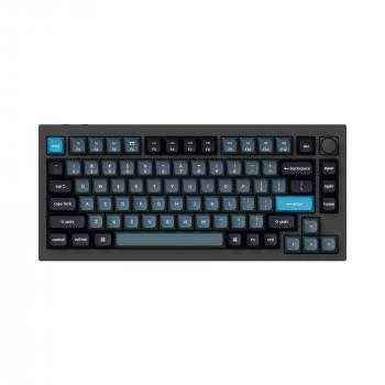 Keyboard Q1 Pro Black-Blue QMK TKL K Pro Red Switch RGB LED PBT