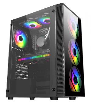 Case FSP CMT192 TG ATX Mid Tower, Black