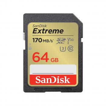 Карта памет SANDISK Extreme SDXC, 64GB