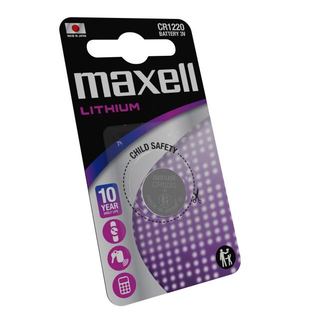 Lithium Button Battery MAXELL CR1220 3V 1pc. 