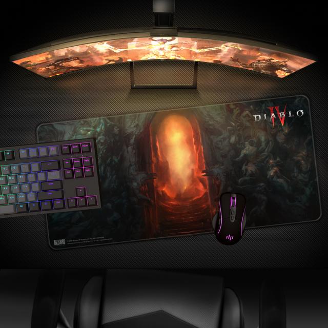 Gaming mousepad Diablo IV - Gate of Hell, XL, XL 