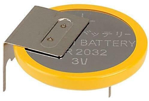 Бутонна батерия литиева EVE BATTERY CR 2032, 3V, с накрайници, industrial, M0667-LF 