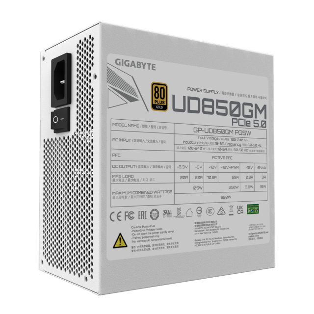 Power Supply Gigabyte UD850GM PG5, 850W 