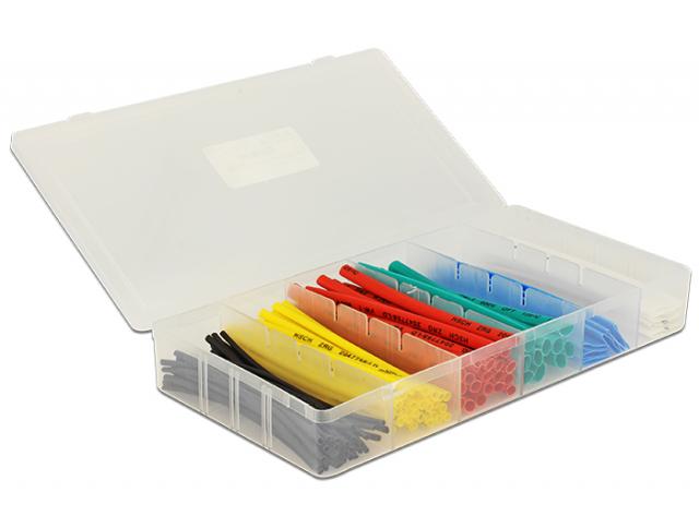 Delock Heat shrink tube box 100 pieces assorted colours 