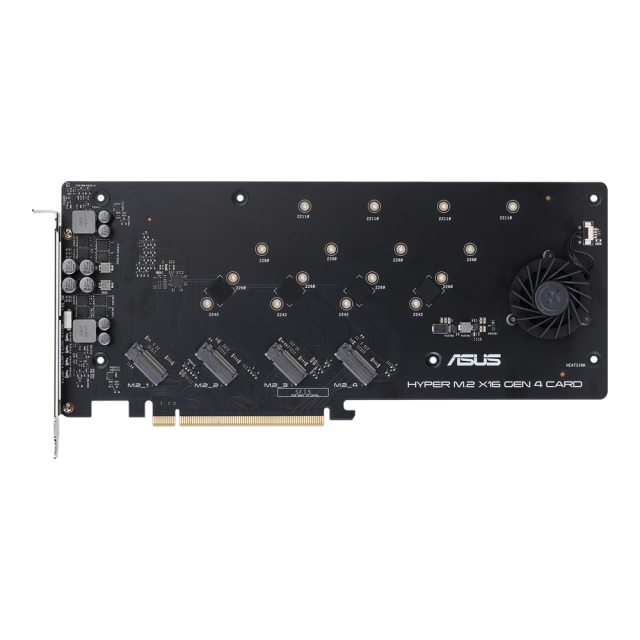 Карта ASUS Hyper M.2 x16 Gen 4 Card (PCIe 4.0/3.0) 