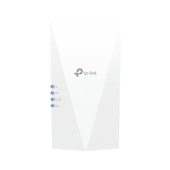 Безжичен разширител TP-LINK RE500X, 2.4 / 5 GHz, 1000 Mbps, Бял 