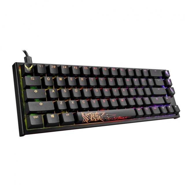 Геймърскa механична клавиатура Ducky x PowerColor One 2 SF RGB, Kailh BOX Brown 