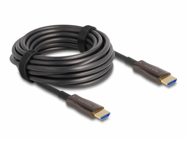 Delock Active Optical HDMI Cable with metal armouring 8K 60 Hz 50 m 