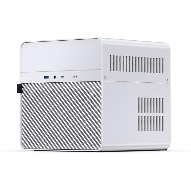 Кутия Jonsbo N2, Mini-ITX, Бяла 