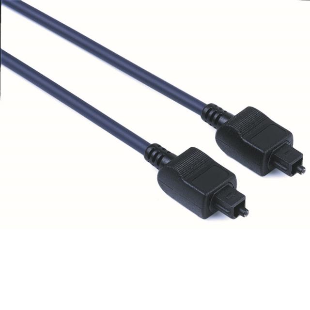 Оптичен кабел HAMA 205131, ODT Toslink plug - ODT Toslink plug, 1.5 m, Черен 