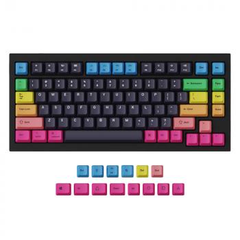 Keychron Rainbow 96-Keycap Set PBT Dye-Sub US Layout