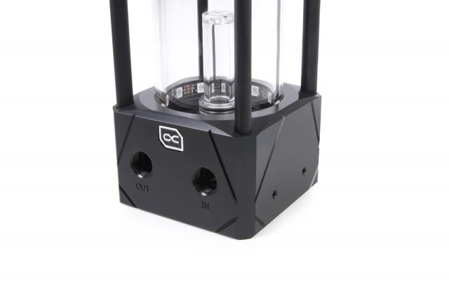 Резервоар Alphacool Eisbecher Aurora, D5 Acetal/Glas, 150mm 