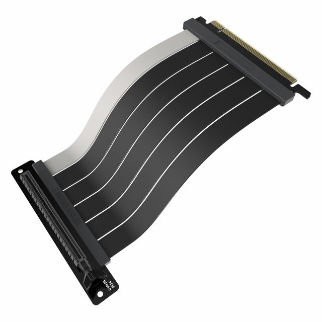 Кабел за вертикален монтаж за видео карта Cooler Master, Riser Cable PCIe 4.0 x16, 300mm, V2, Черен 