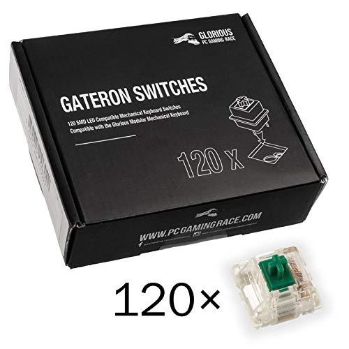 Glorious MX Switches for mechanical keyboards Gateron Green 120 pcs 
